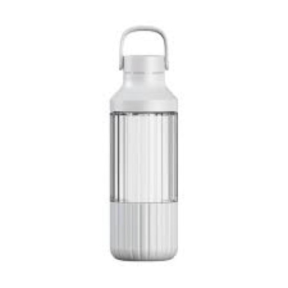 BEAST WATER HYDRATION White and Clear GLASS Water Bottle - Picture 1 of 3
